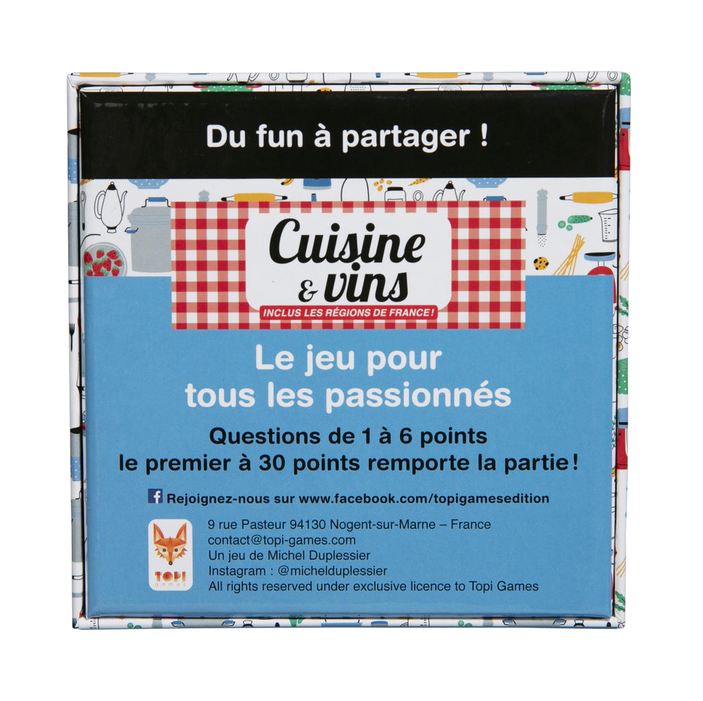 Family Quiz – Food &amp; Wine