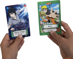 Vue des cartes du jeu de société Naruto Le Combat Ninja de Topi Games