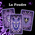 Vue des cartes "La Foudre" du jeu de société Combo de Topi Games