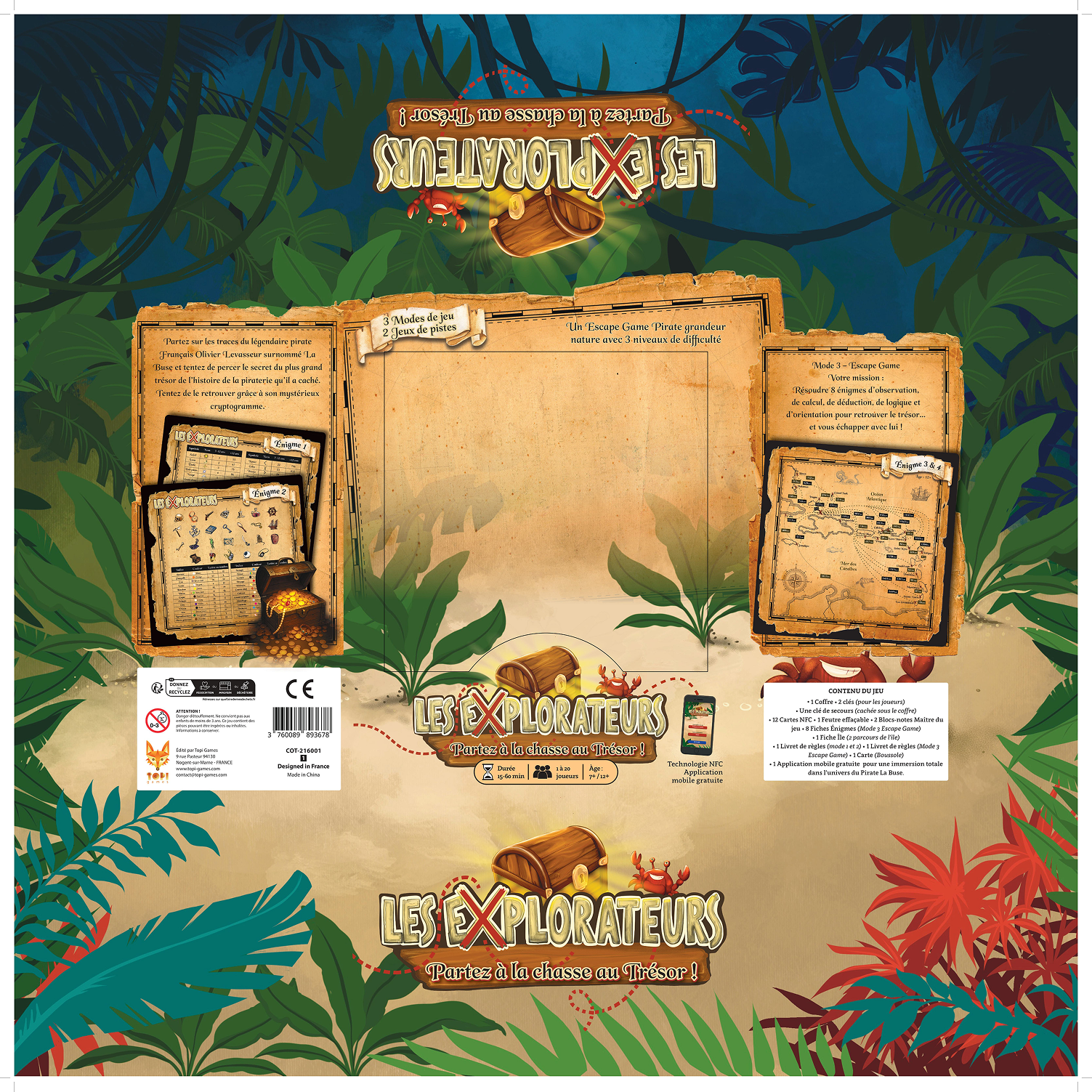Les explorateurs - Partez à la chasse au trésor