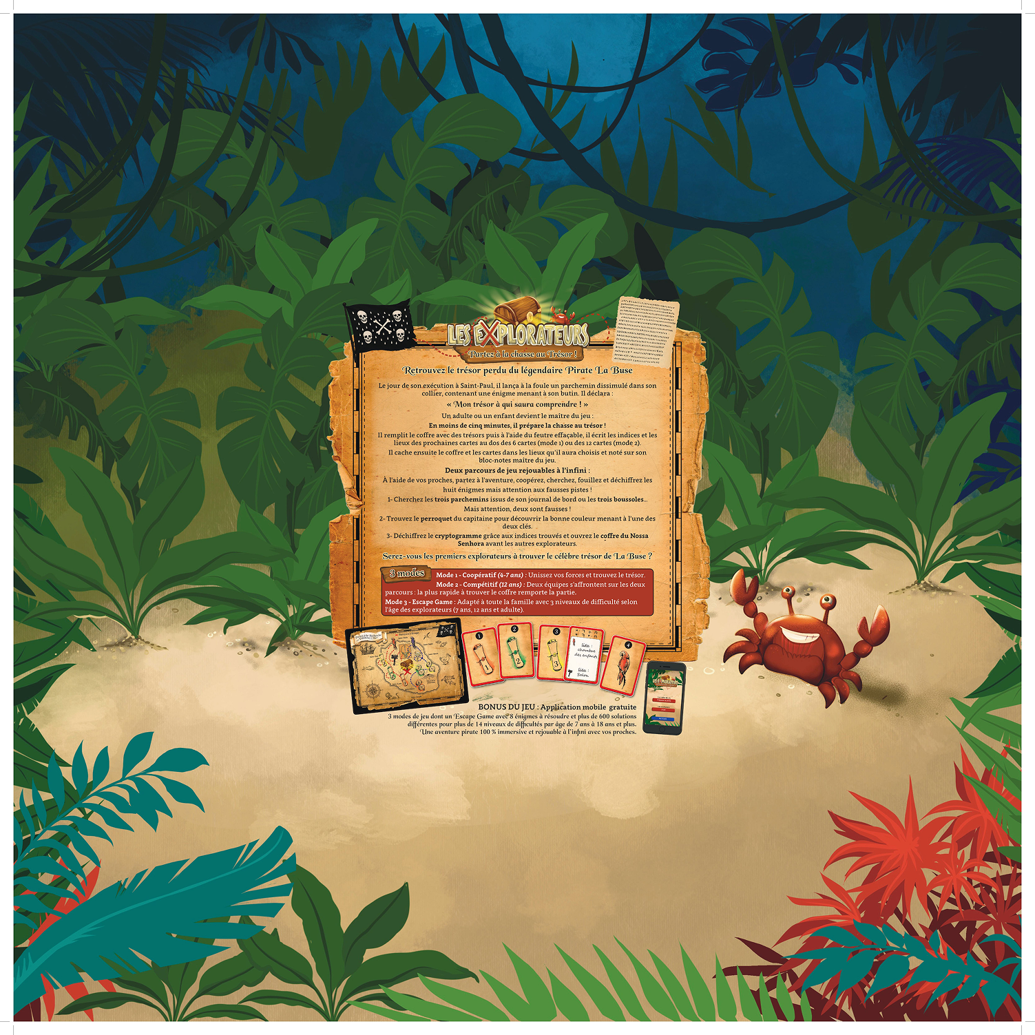 Les explorateurs - Partez à la chasse au trésor