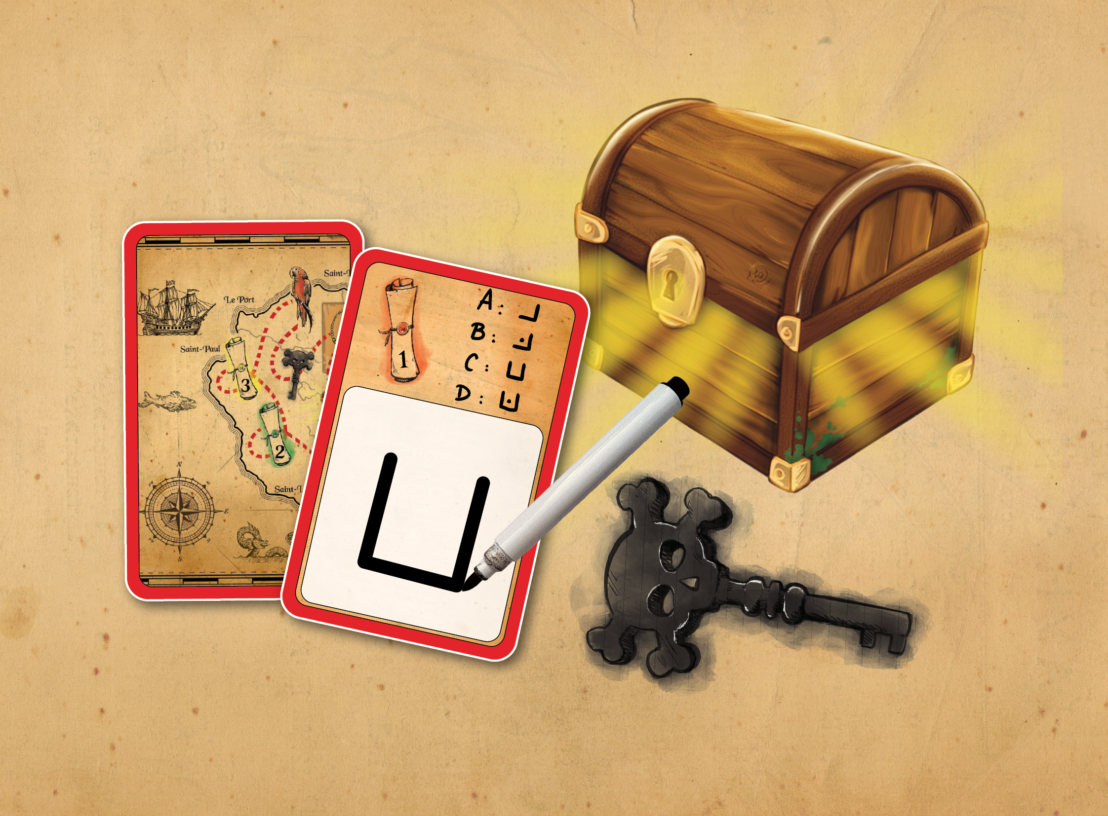 Les explorateurs - Partez à la chasse au trésor