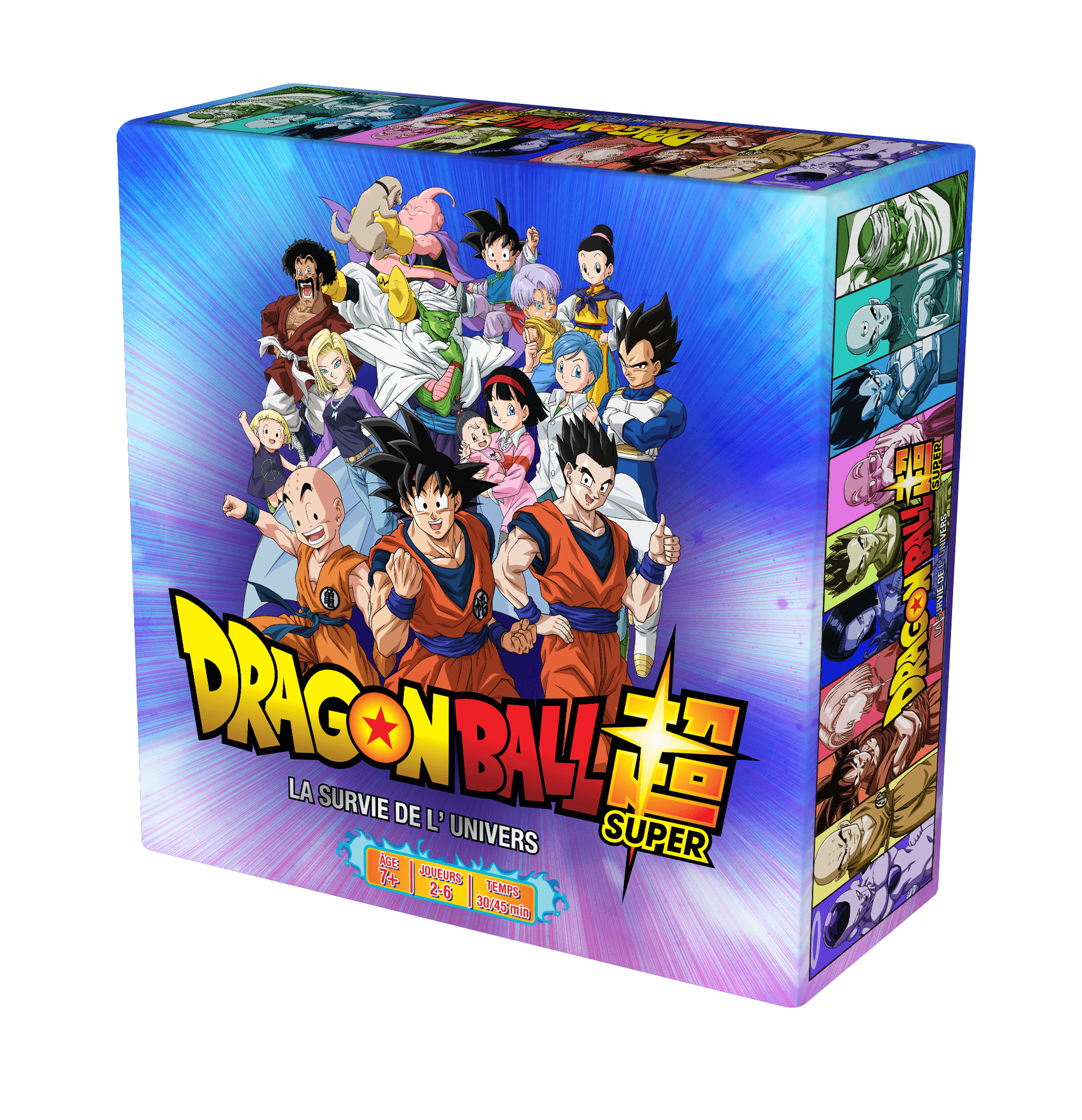 Boîte du jeu de société Dragon Ball Super - La Survie de l'Univers de Topi Games