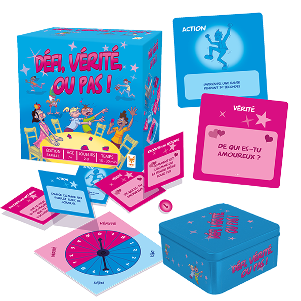 Jeu de société Défi, vérité, ou pas !