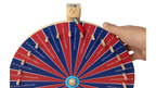 Vue rapprochée sur une roue du jeu En Roue Libre de Topi Games