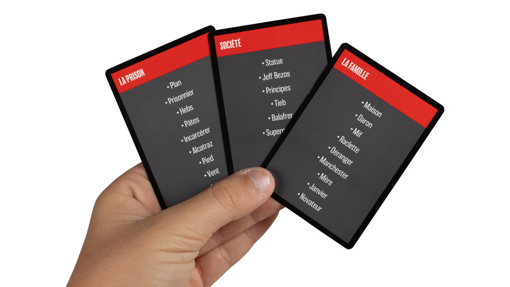 Vue des cartes du jeu de société Planete RAP de Topi Games