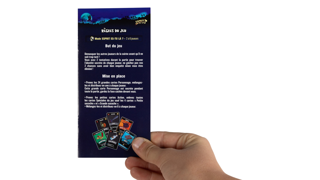Règles du jeu de société Esprit es-tu là ? de Topi Games
