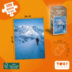 Dimensions du Puzzle et des pièces Echappées Belles - Alpes