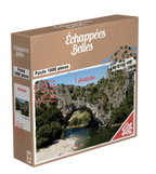 Boite du Puzzle 1000 pièces Echappées Belles - ARDECHE