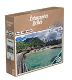 Boite du Puzzle 1000 pièces Echappées Belles - POLYNESIE