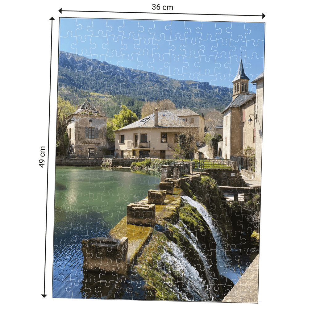 Dimensions du Puzzle 208 pièces Echappées Belles - Cévennes