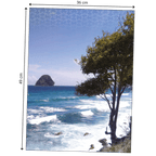 Dimensions du Puzzle 500 pièces Echappées Belles - MARTINIQUE