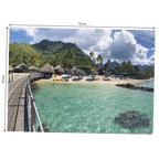 Dimensions du Puzzle Echappées Belles - Polynésie 1000 pièces
