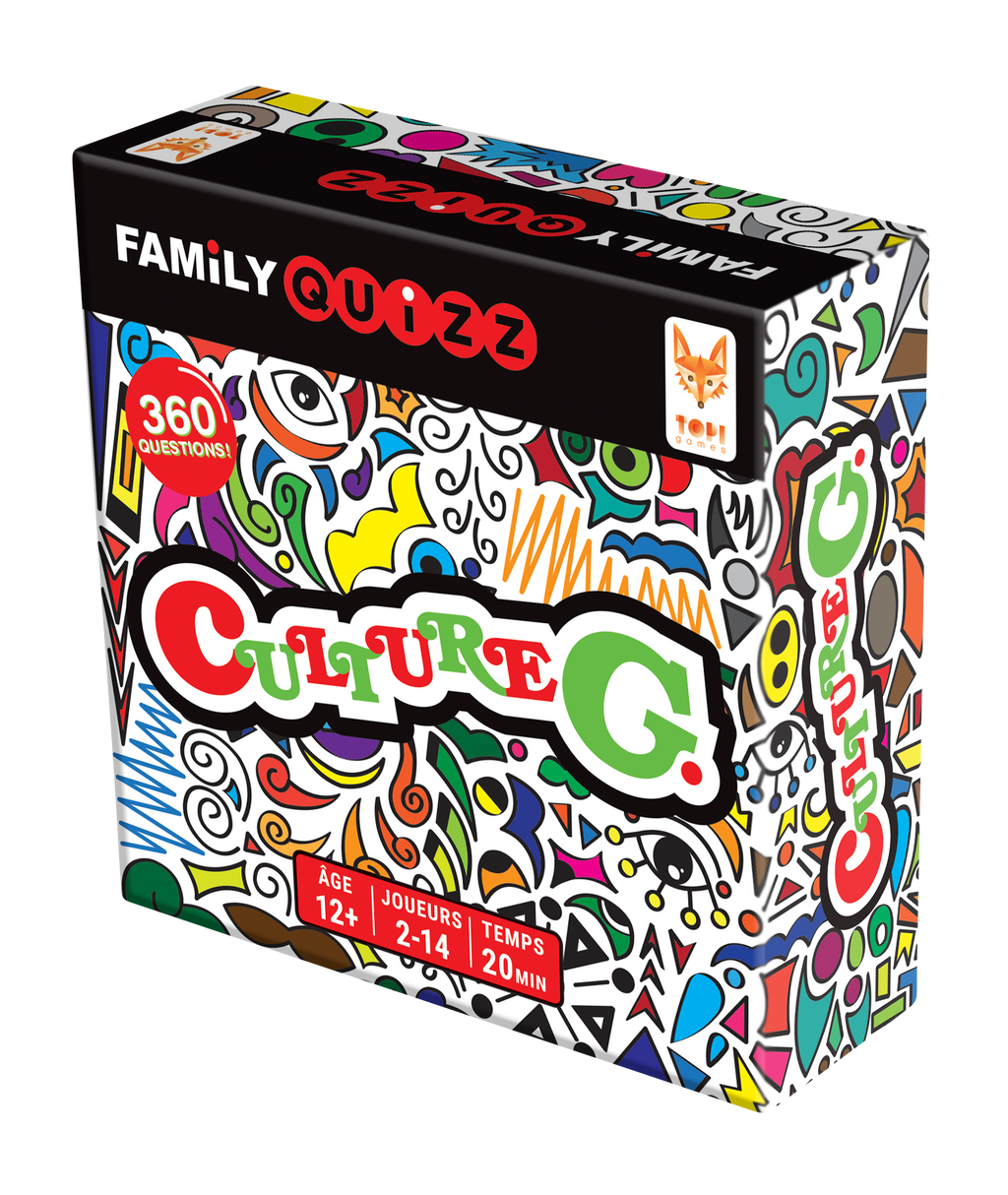 Contenu du jeu de société Family Quizz Culture G