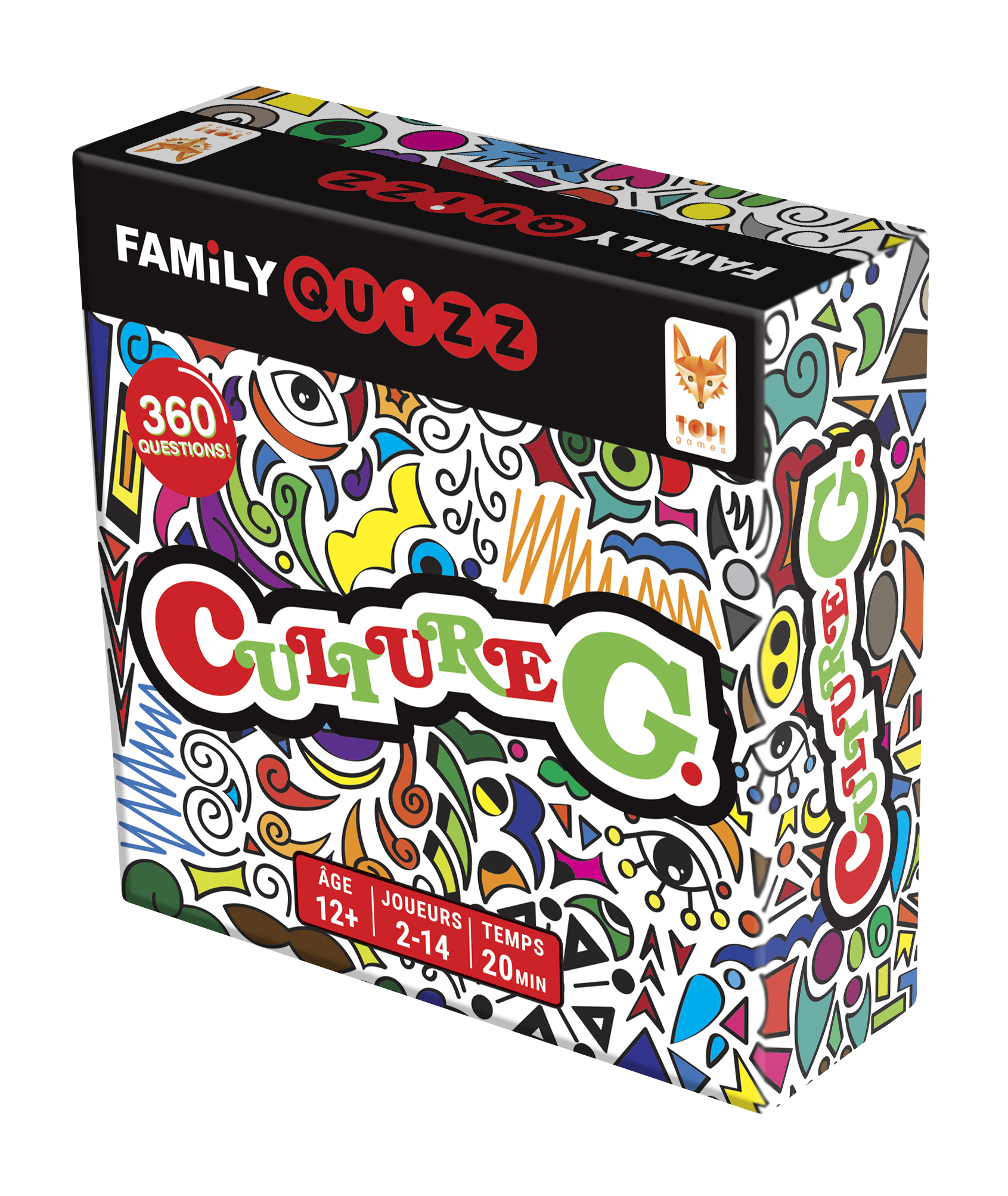 Contenu du jeu de société Family Quizz Culture G