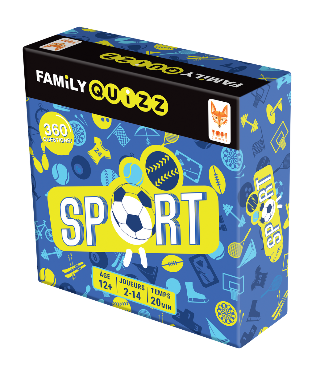 Jeu de société Family quizz TV Sport