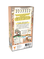 Vue arrière de la boîte du jeu Les Gastronomes de Topi Games