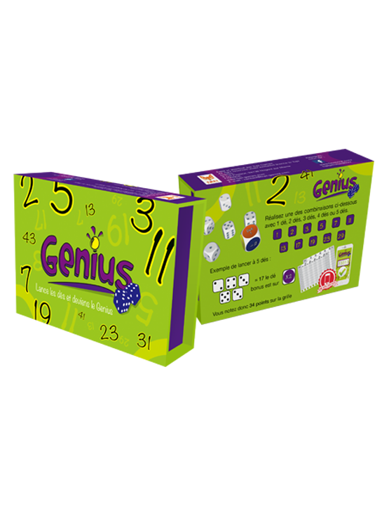 Jeu Genius vue arrière Topi Games