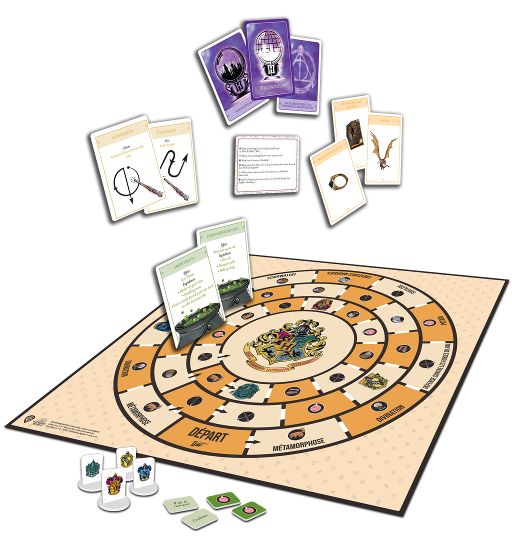 Vue éclatée du jeu Harry Potter - Epreuves de Sorciers de Topi Games