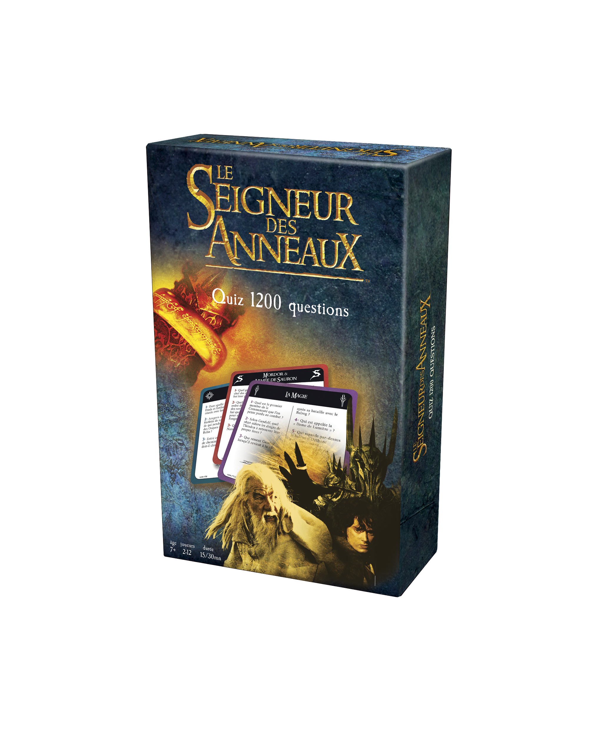 Boite du jeu de société Seigneur des anneaux Quiz 1200