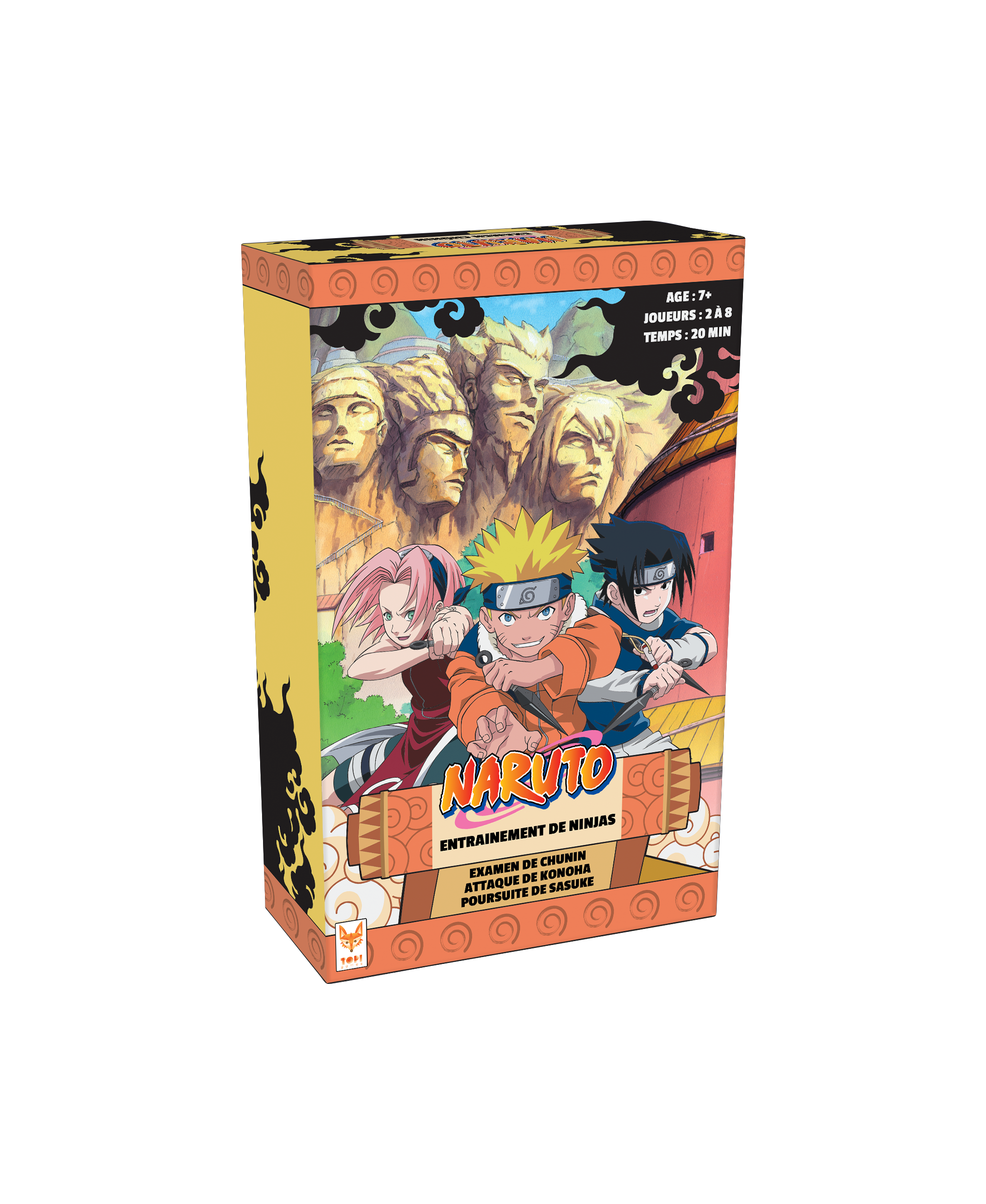 Jeu de société Naruto Entraînement de Ninjas