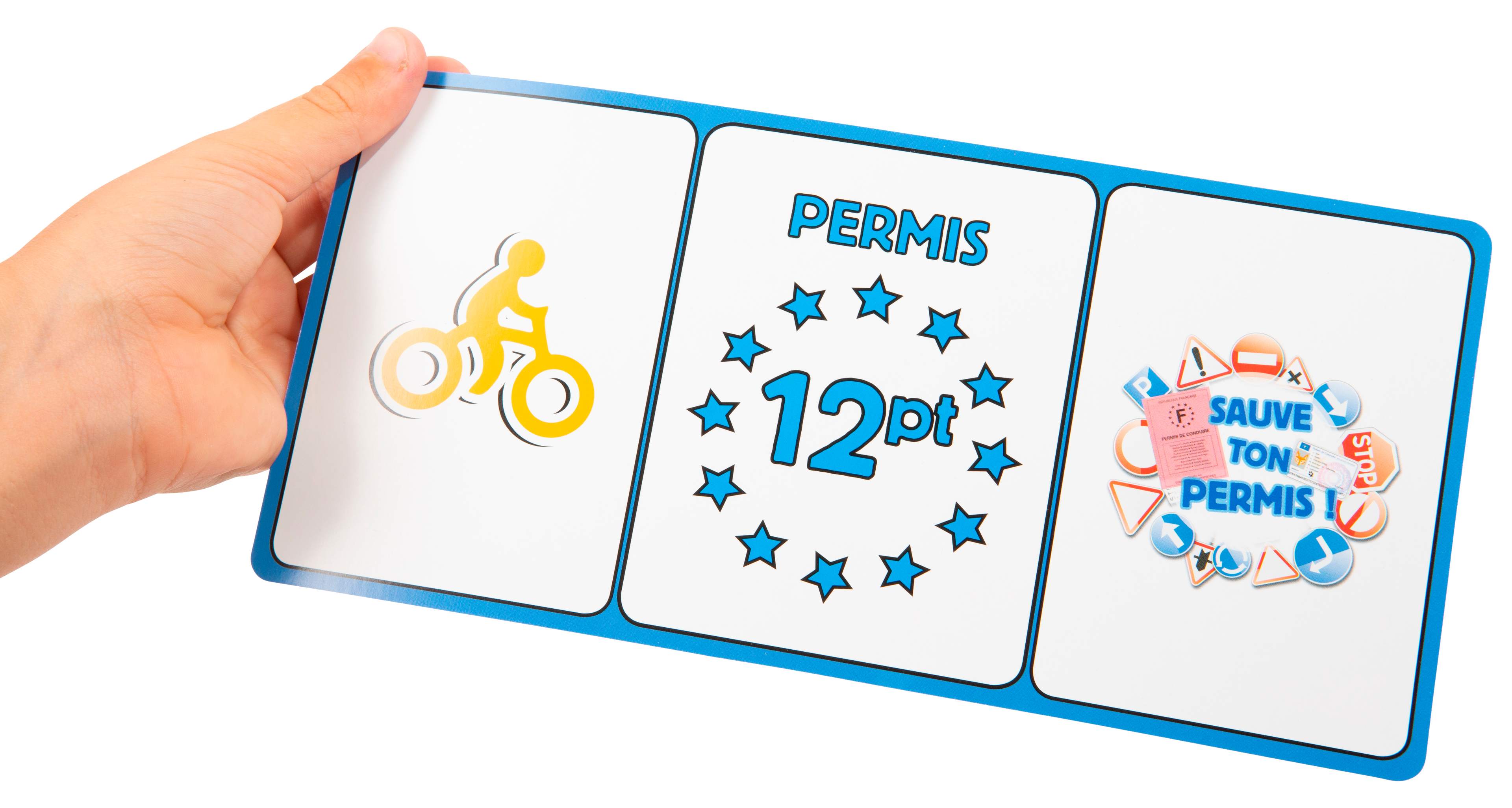 Jeu de société Sauve ton permis vue des cartes