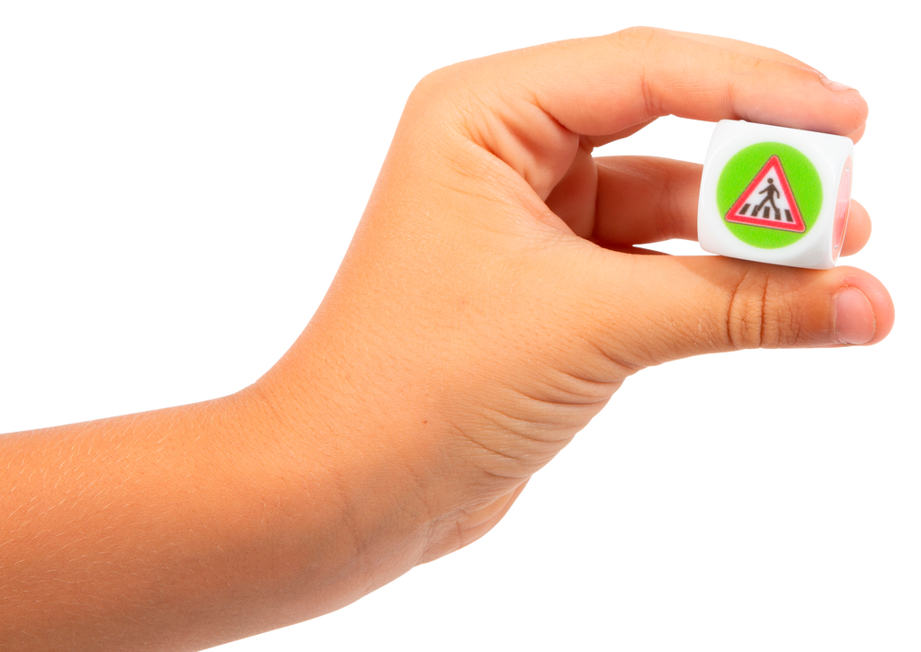 Jeu de société Sauve ton permis vue du dé