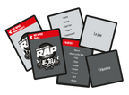 Vue des cartes du jeu de société Planete RAP de Topi Games