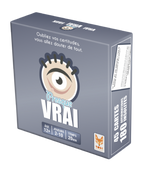 Vue de la boite du jeu de société Presque vrai