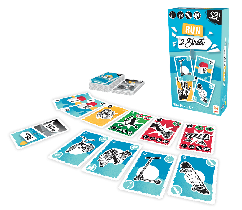 Jeu de société Run 2 Street vue éclatée