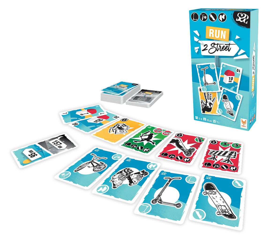 Jeu de société Run 2 Street vue éclatée