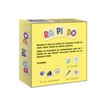 Vue arrière du jeu de société Rapido Enfants Topi Games