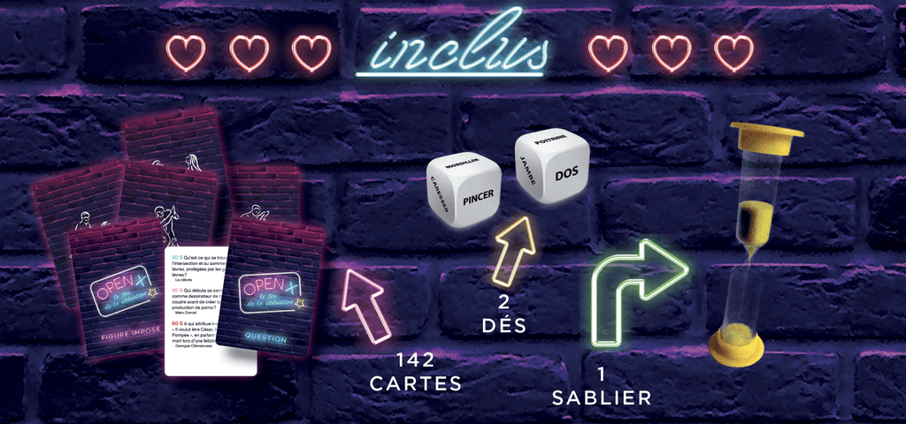 Bannière du jeu de séduction OPENX de Topi Games