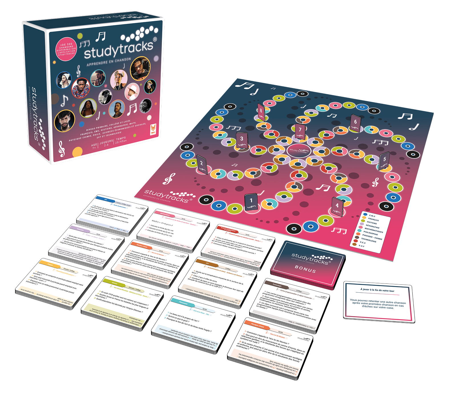 Jeu de société Studytracks