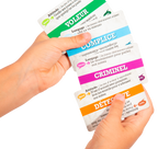 Cartes du jeu de société de Natoo - Tout le monde enquête