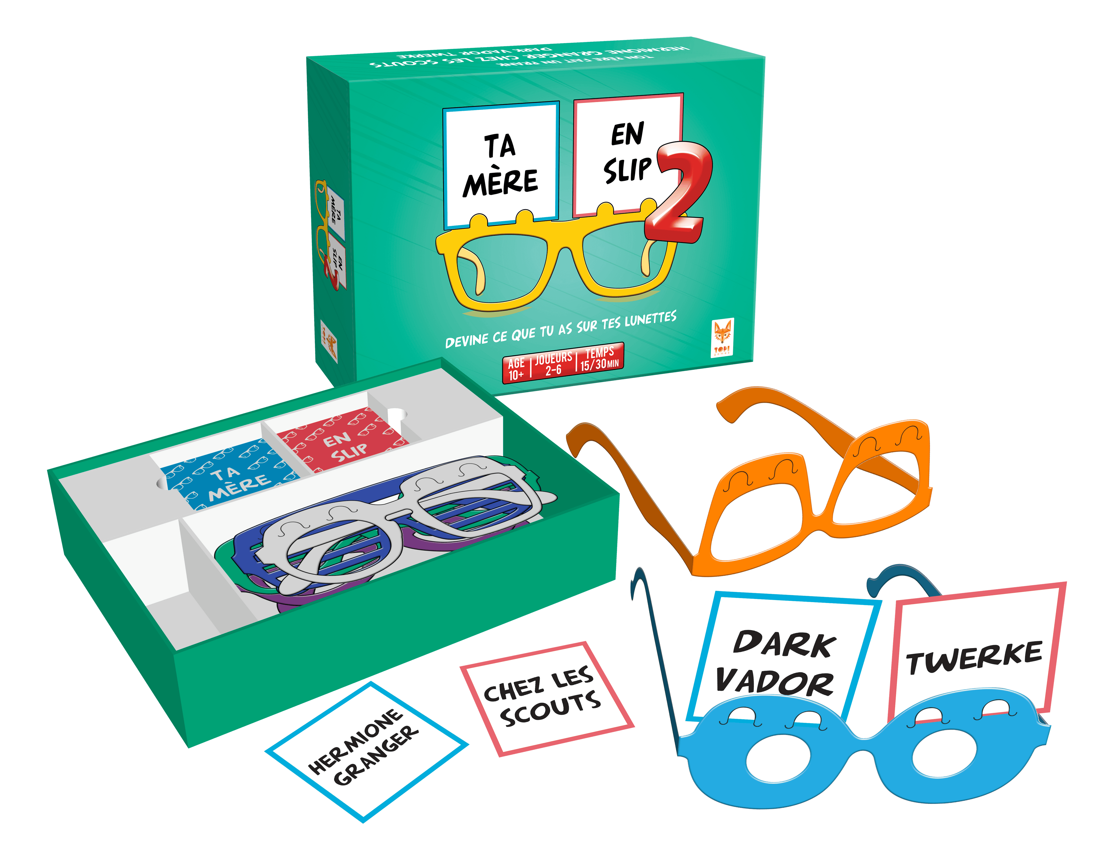 Composants Boite Jeu Ta mère en Slip 2