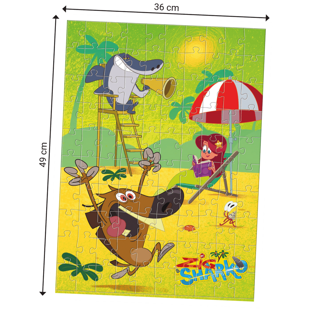 Puzzle fait Zig & Sharko - 100 pièces