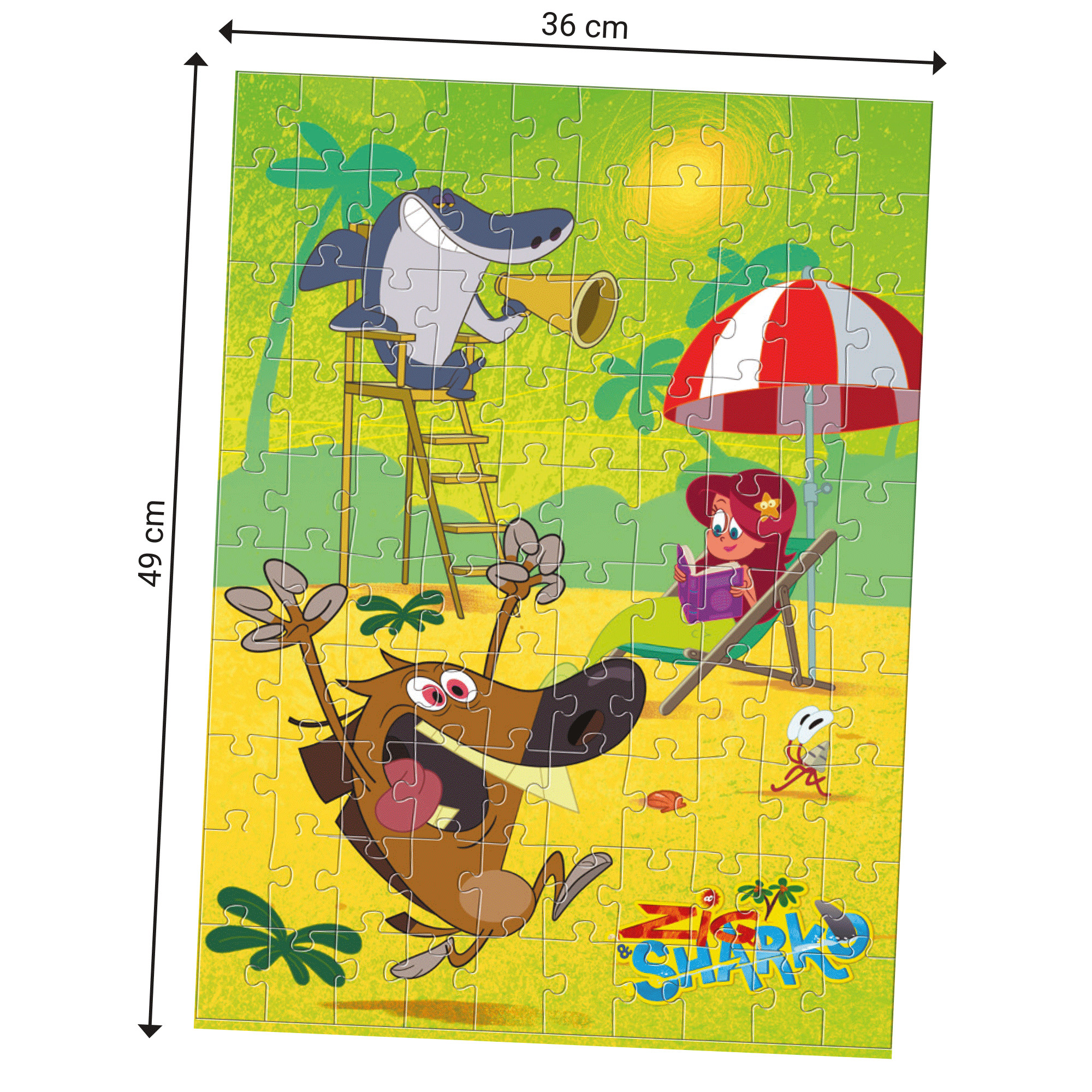 Puzzle fait Zig & Sharko - 100 pièces