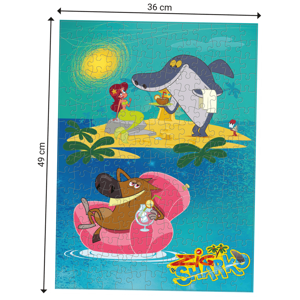 Puzzle monté Zig & Sharko - 208 pièces