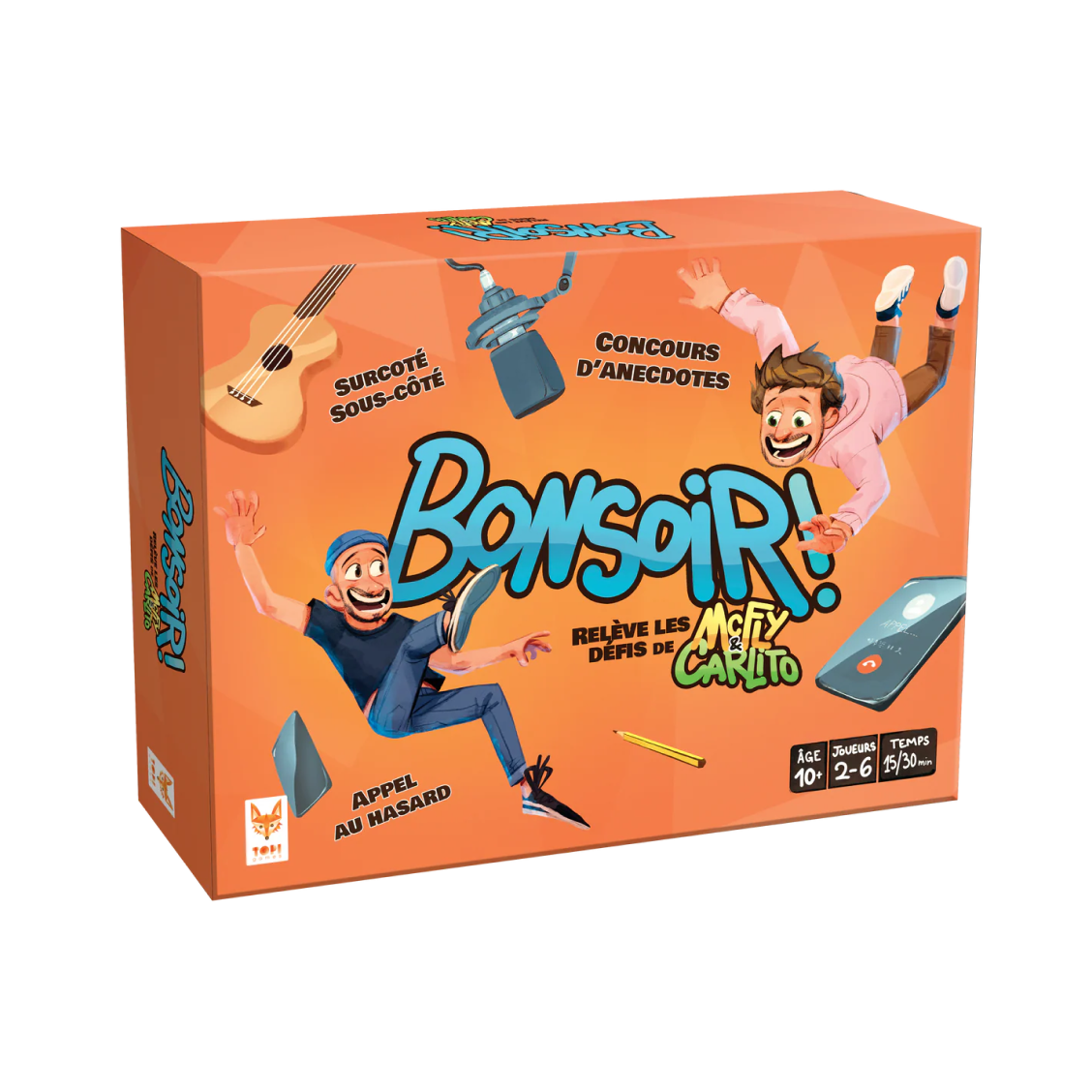 Jeu de société Bonsoir de Mcfly et Carlito