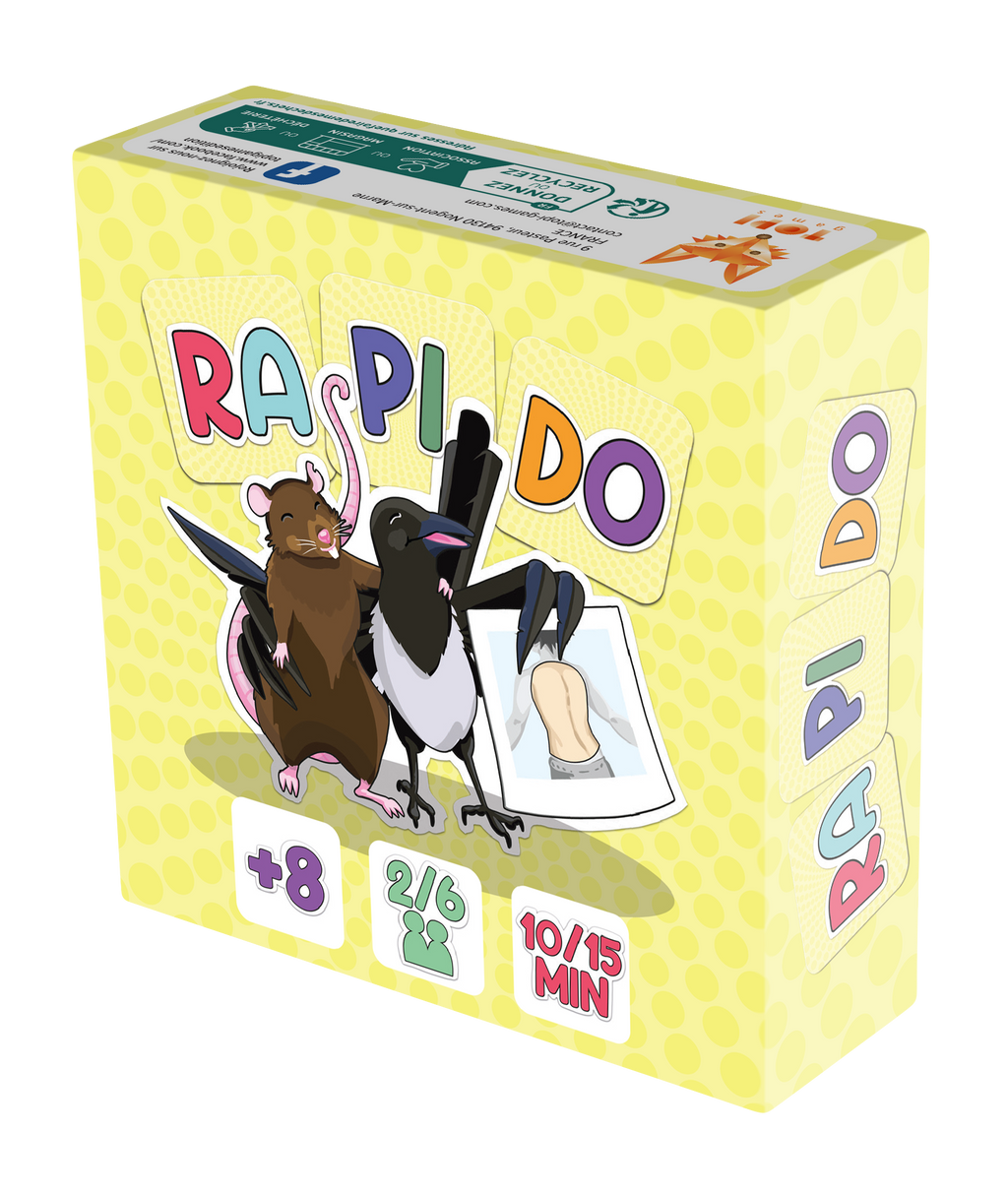 Jeu de société Rapido Enfants Topi Games