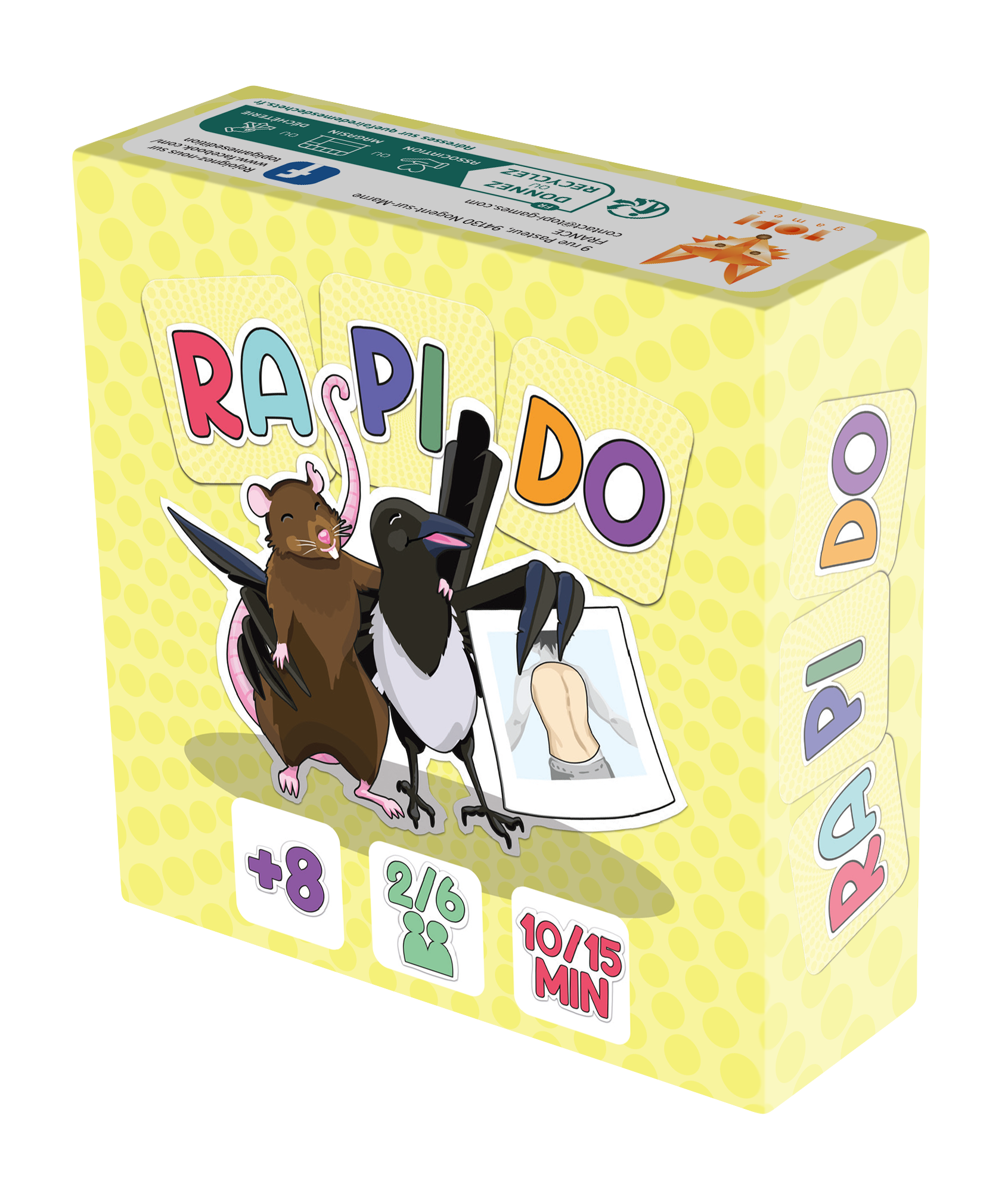 Jeu de société Rapido Enfants Topi Games