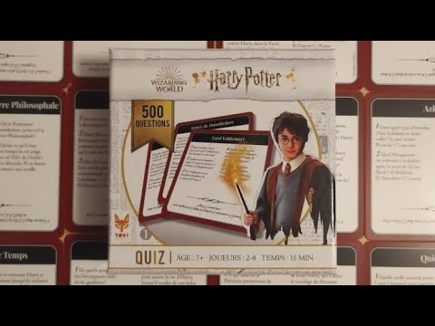 Vidéo explicative du jeu de société Harry Potter Quizz 500 de Topi Games