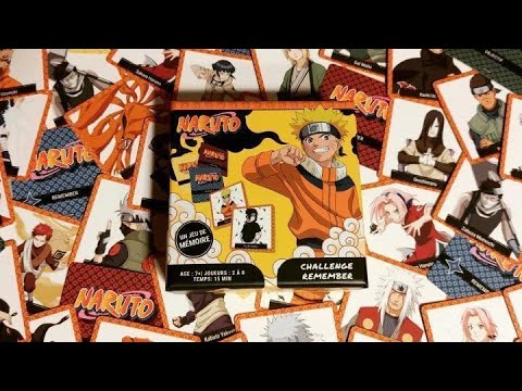 Vidéo explicative du jeu de société Naruto Challenge Remember de Topi Games