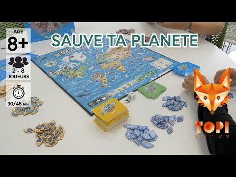 Vidéo explicative du jeu de société Sauve Ta Planète de Topi Games