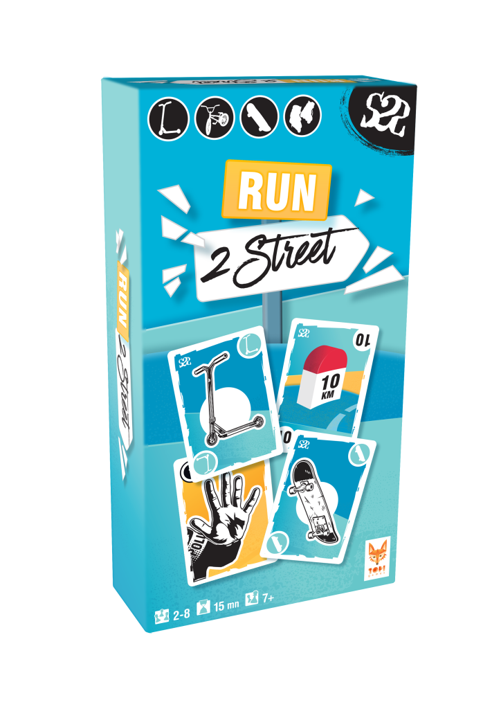 Boîte du jeu de société Run 2 Street Topi Games