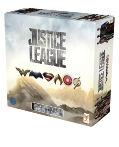 Boite du jeu de société Justice League