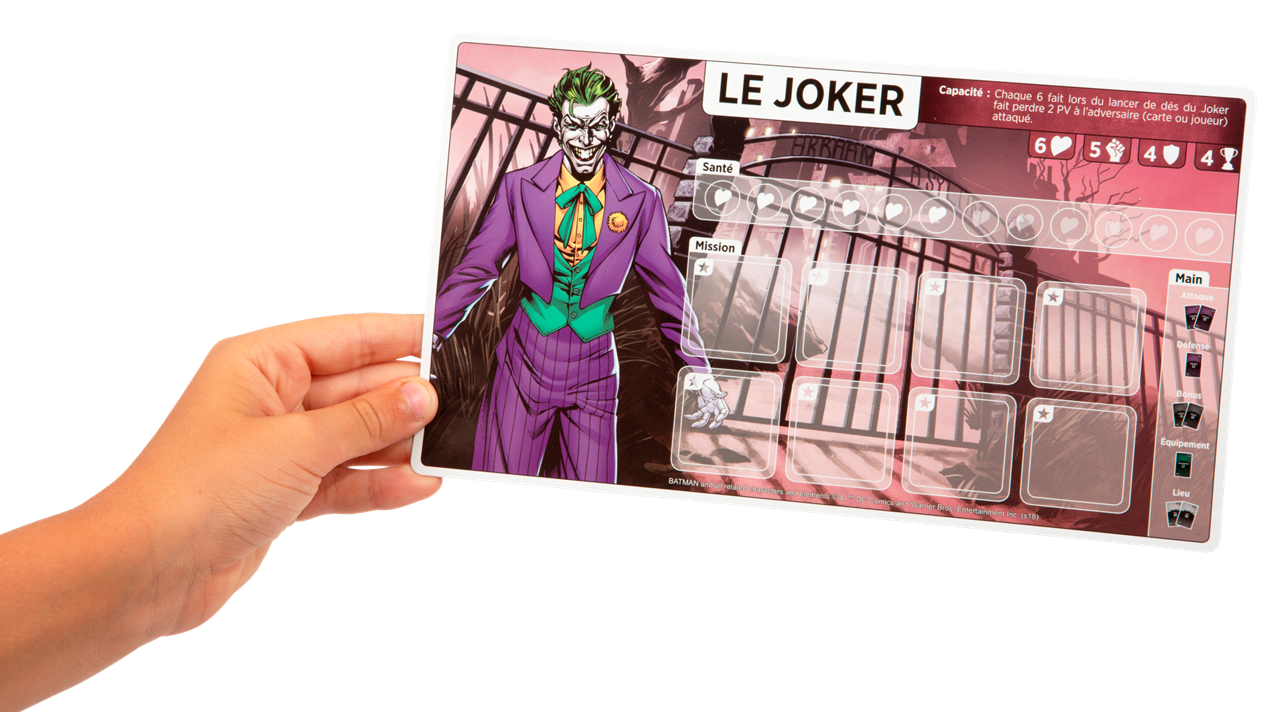 Cartes Le Joker du jeu de société Batman - Le Sauveur de Gotham City