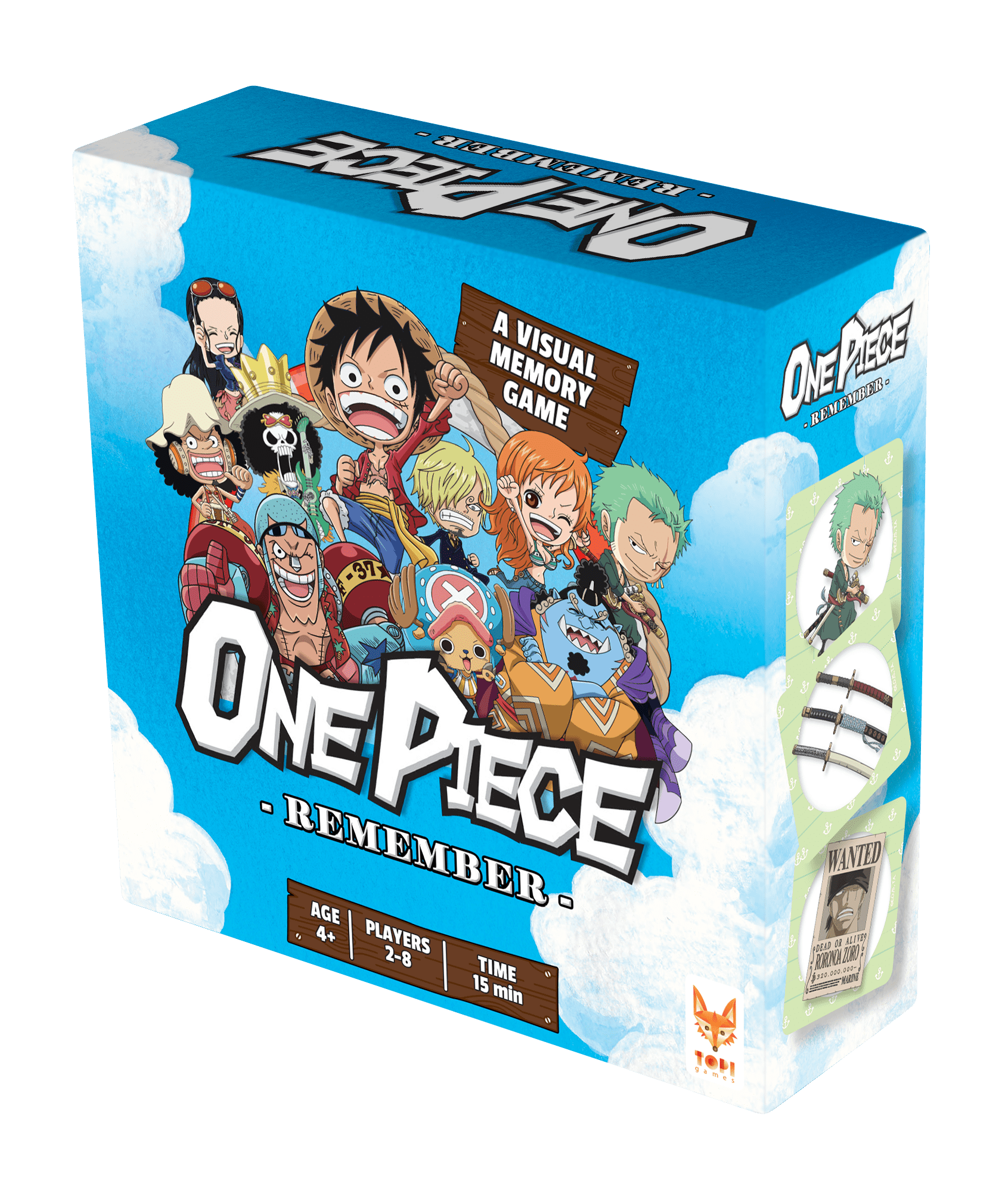 One Piece - Remember Challenge Game box
