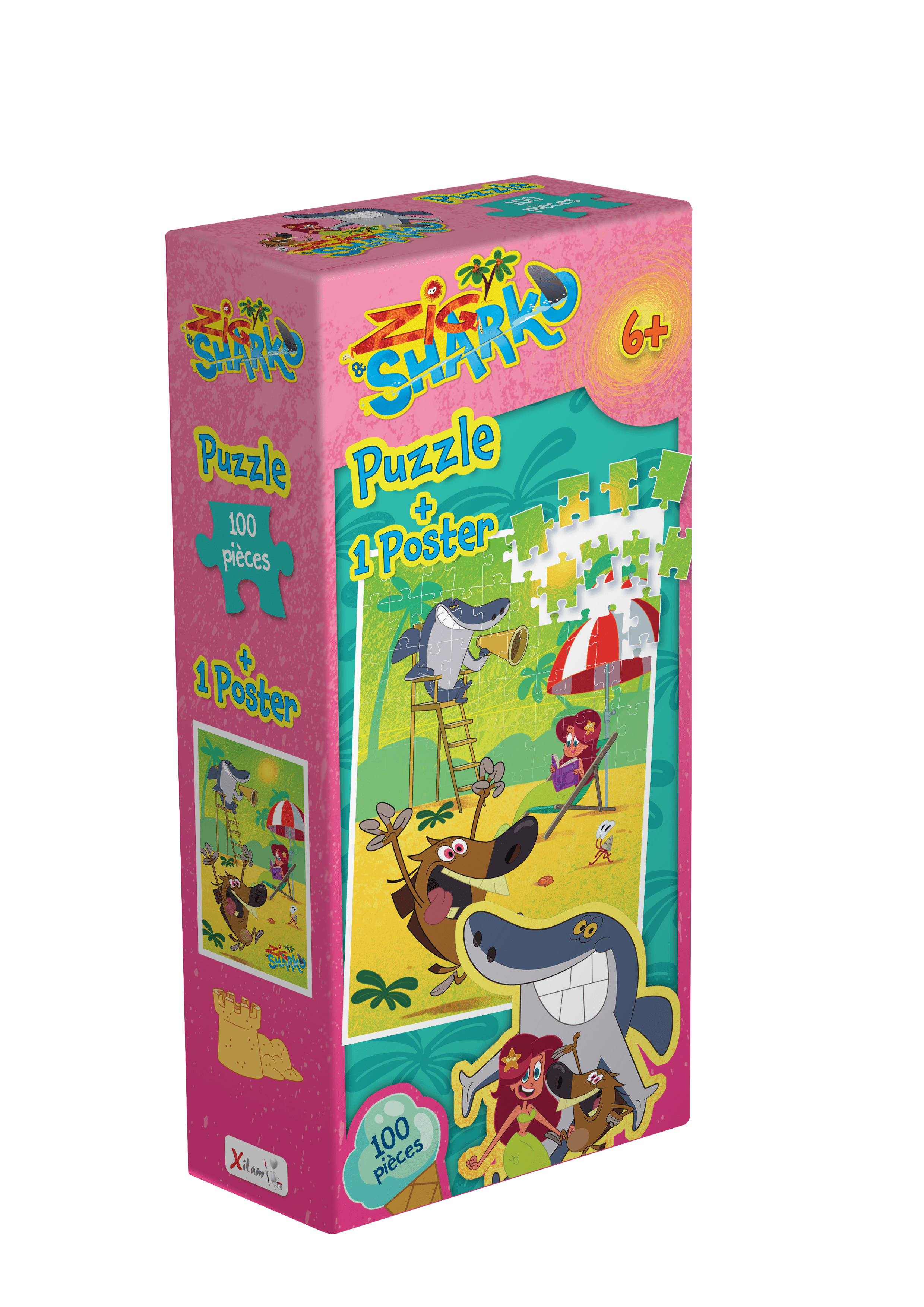 ZIG ET SHARKO - 100 pièces - Jeux enfants, Nouveautés, Puzzle
